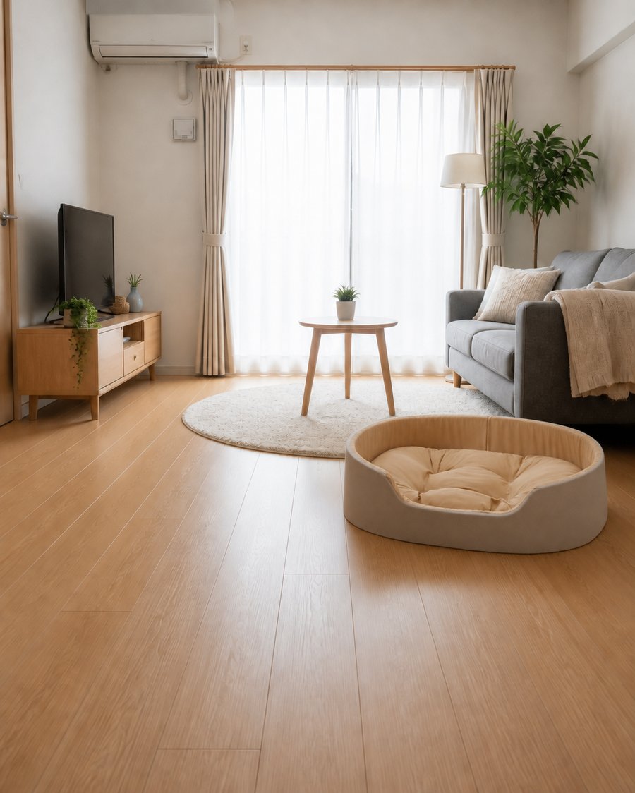 グリーン・nordic-affordable_北欧テイストの部屋に馴染む犬ベッド ドーム型 プラッシュ 洗える