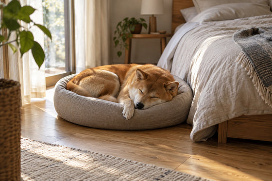 犬と一緒に寝るベッドの選び方｜メリット・注意点と、ベッド脇で眠れる寝床