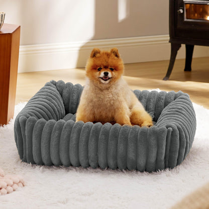 犬ベッド マット型 プラッシュ あったか 子犬