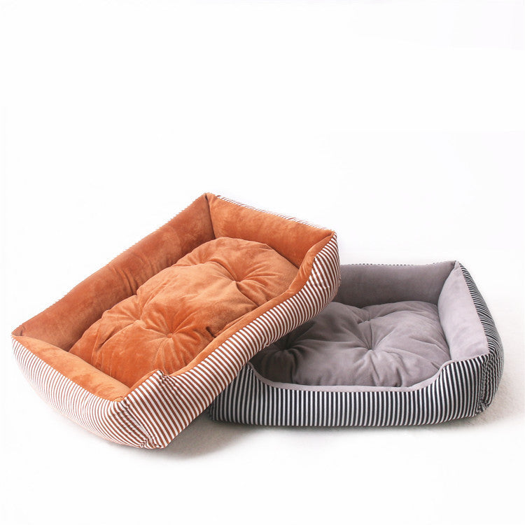 犬ベッド マット型 プラッシュ クッション