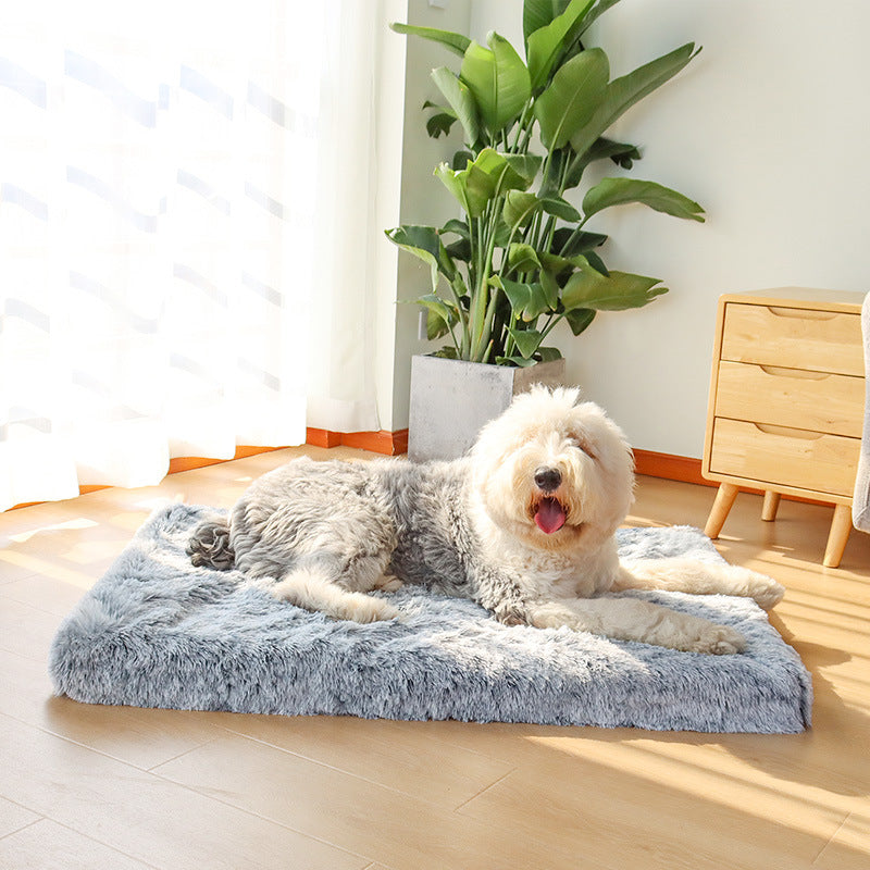 犬ベッド ドーム型 プラッシュ あったか カバー脱着
