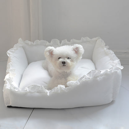 犬ベッド ソファ型 プラッシュ 小型犬 ケージ用
