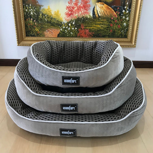 犬ベッド ケージ用 プラッシュ 冷感 マット型