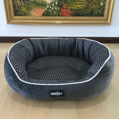 犬ベッド ケージ用 プラッシュ 冷感 マット型