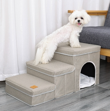犬ベッド ソファ型 プラッシュ ケージ用 ラビット