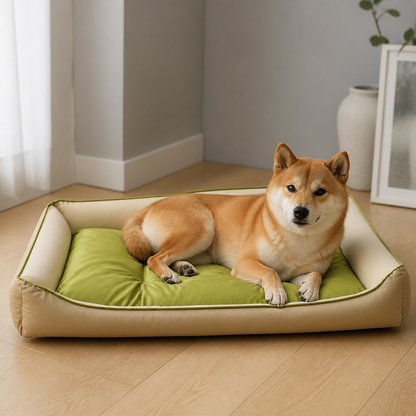 犬ベッド マット型 プラッシュ 冷感 防水 の使用イメージ
