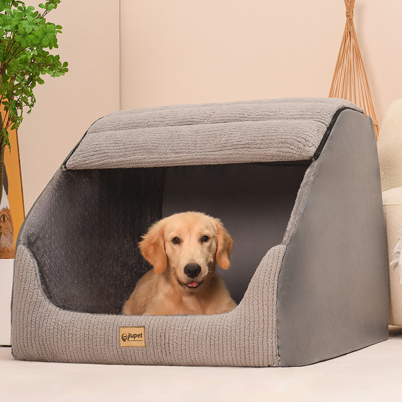 犬ベッド クッション型 プラッシュ あったか 洗える 大型犬