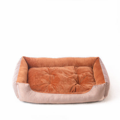 犬ベッド マット型 プラッシュ クッション