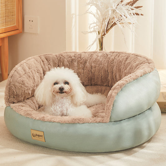 犬ベッド ソファ型 プラッシュ あったか ケージ用