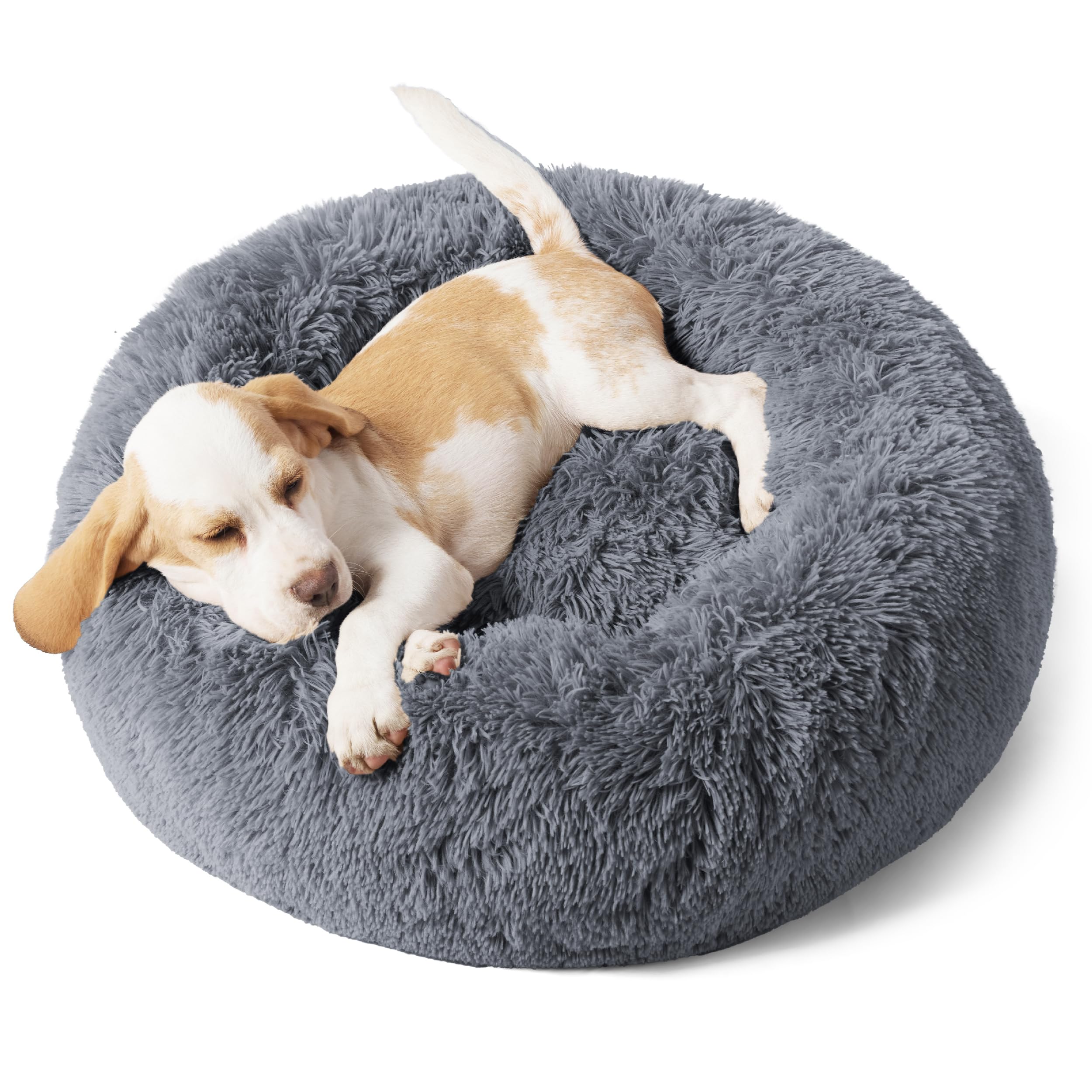 犬ベッド クッション型 プラッシュ 洗える 中型犬〜大型犬 ドーナツ