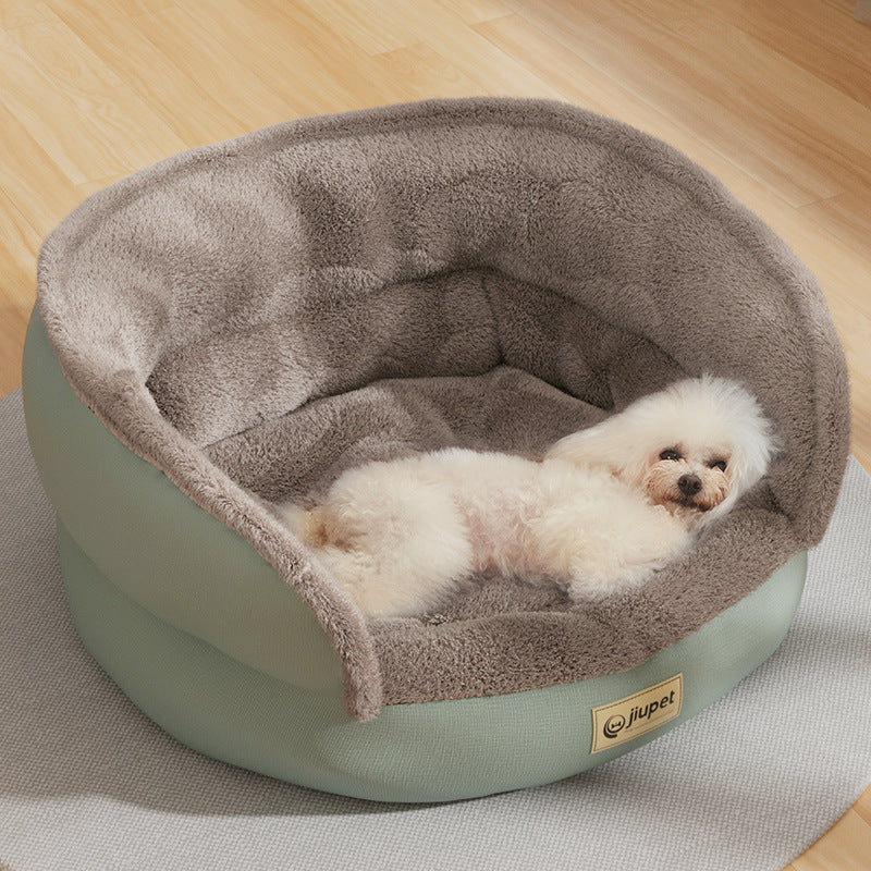 犬ベッド ソファ型 プラッシュ あったか ケージ用