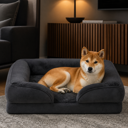 犬ベッド ソファ型 中型犬〜大型犬 シニア犬 の使用イメージ