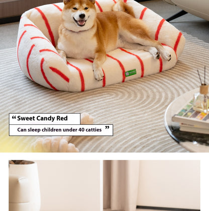 犬ベッド ソファ型 プラッシュ 冬用 洗える 大型犬