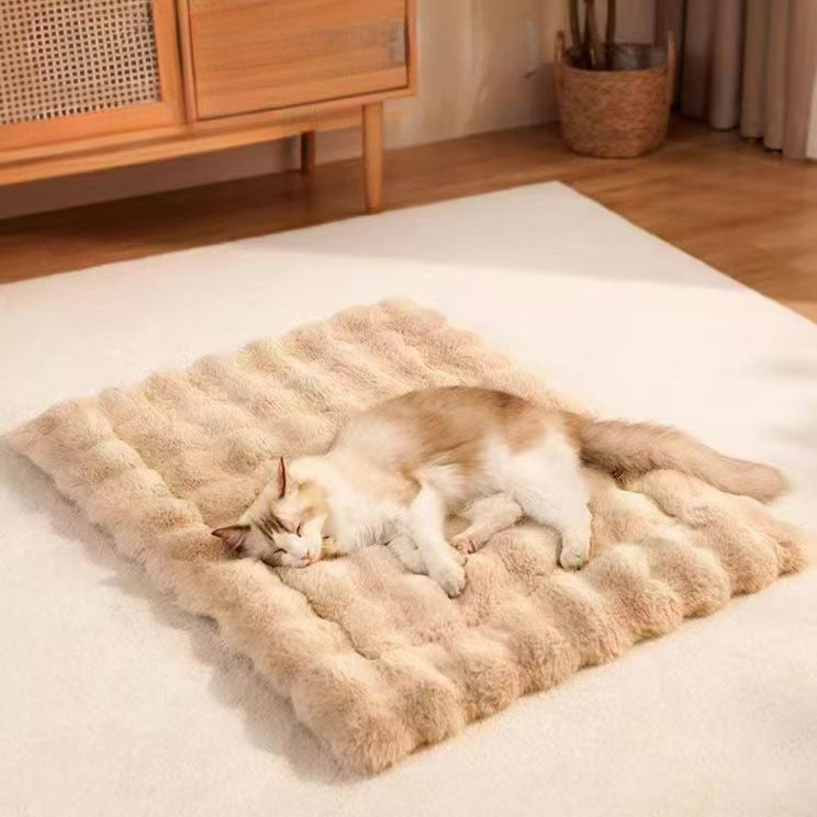 犬ベッド マット型 プラッシュ 快眠
