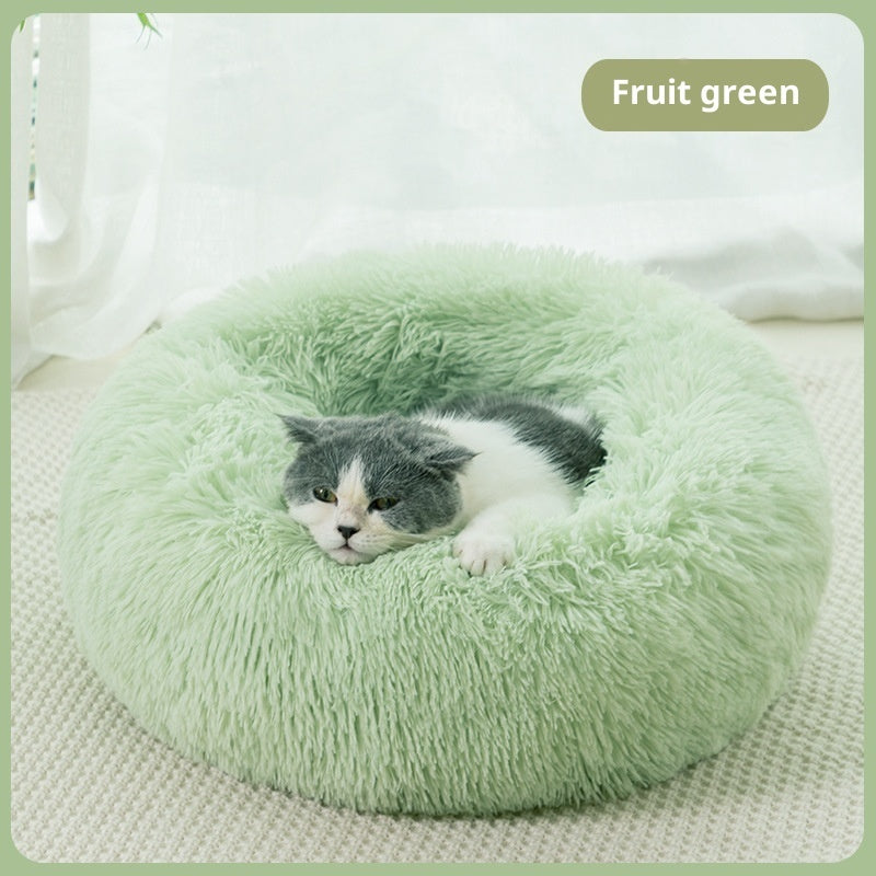 犬ベッド クッション型 プラッシュ あったか ふわふわ