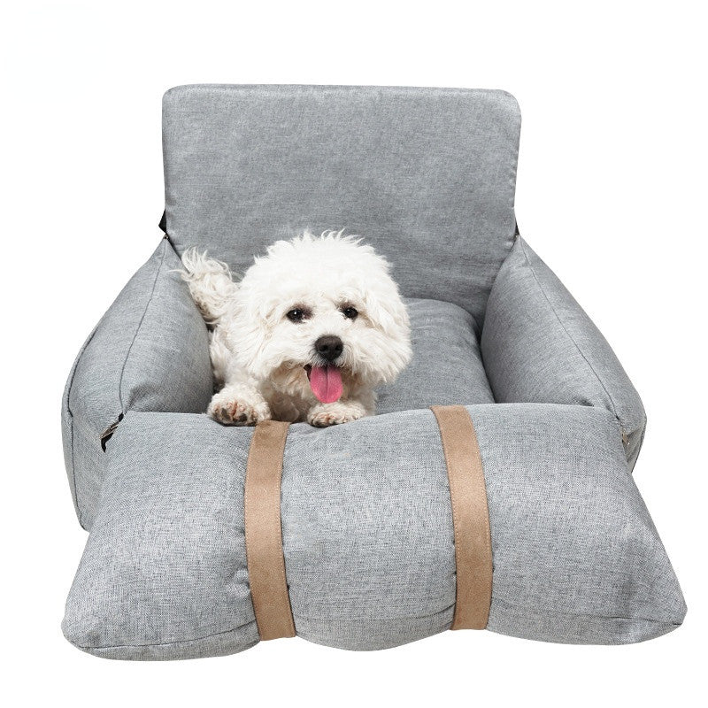 犬ベッド ソファ型 プラッシュ 車用