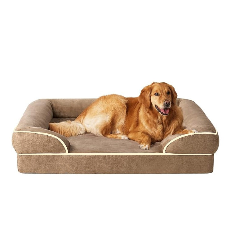 犬ベッド ソファ型 プラッシュ 洗える 大型犬 マット型 – アーキドッグ