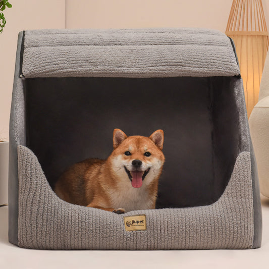 犬ベッド クッション型 プラッシュ あったか 洗える 大型犬