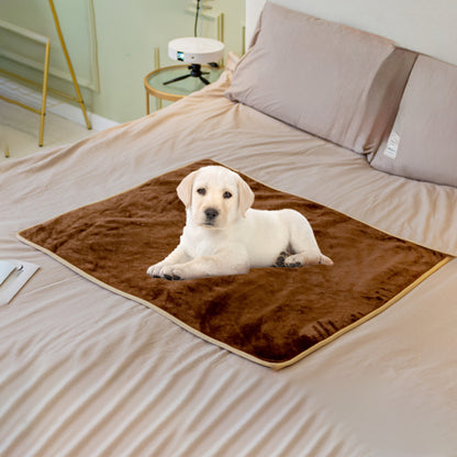 犬ベッド マット型 プラッシュ 防水 ふわふわ