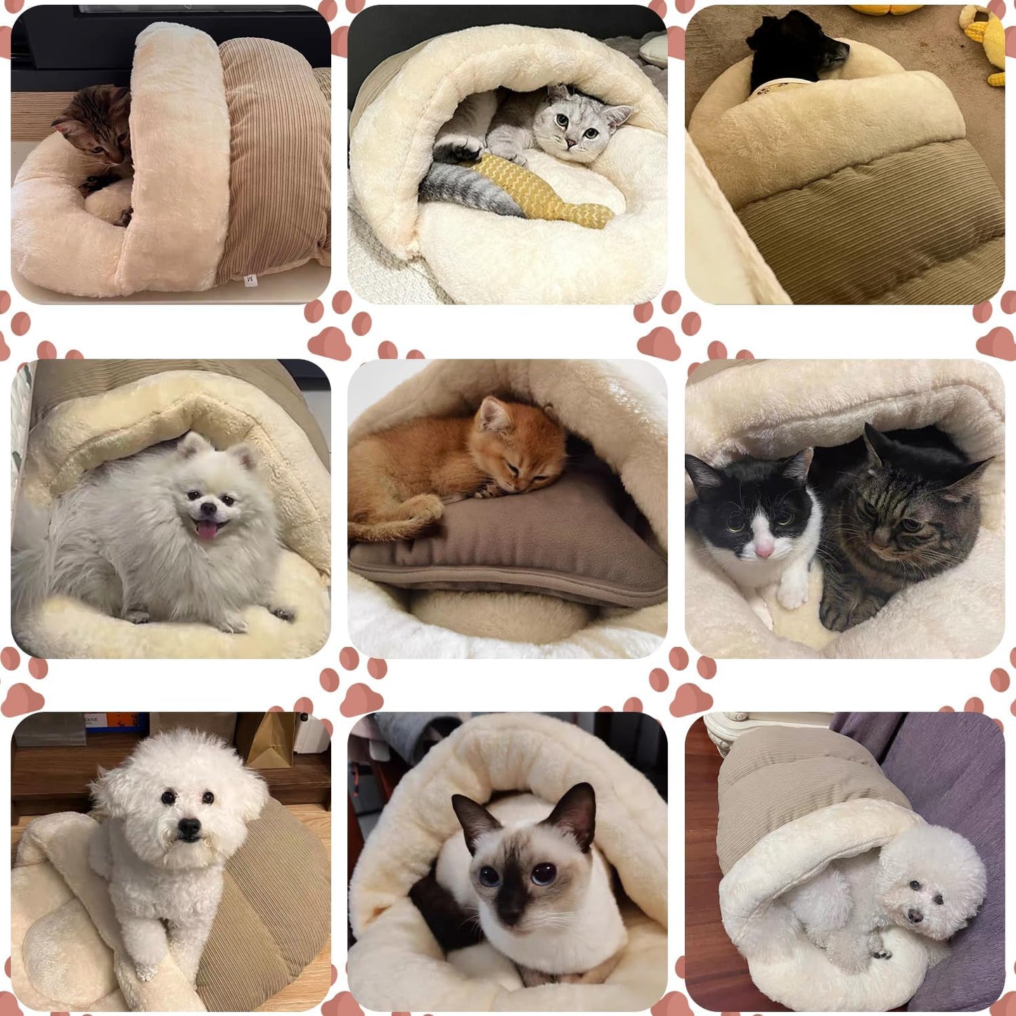 犬ベッド ドーム型 プラッシュ あったか やわらか