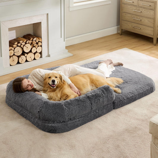 犬ベッド ソファ型 プラッシュ 洗える ネストカバー脱着