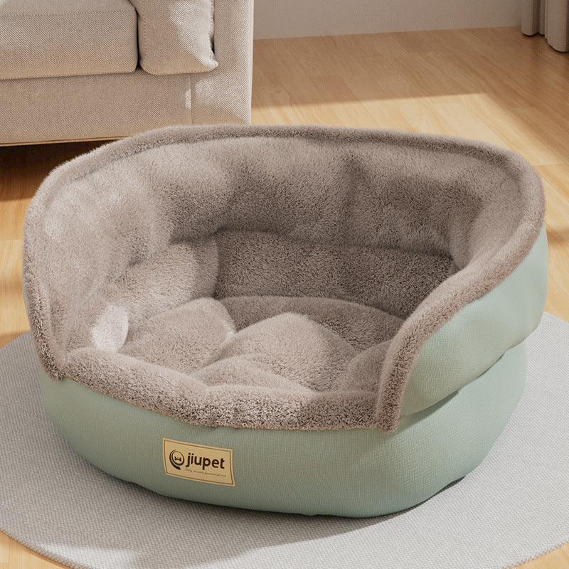 犬ベッド ソファ型 プラッシュ あったか ケージ用