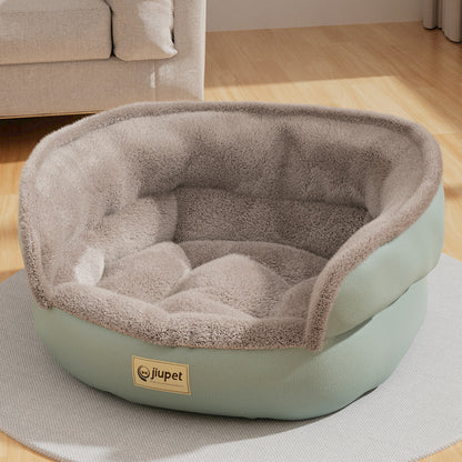 犬ベッド ソファ型 プラッシュ あったか ケージ用