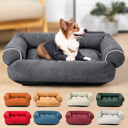 犬ベッド ソファ型 プラッシュ あったか 快眠