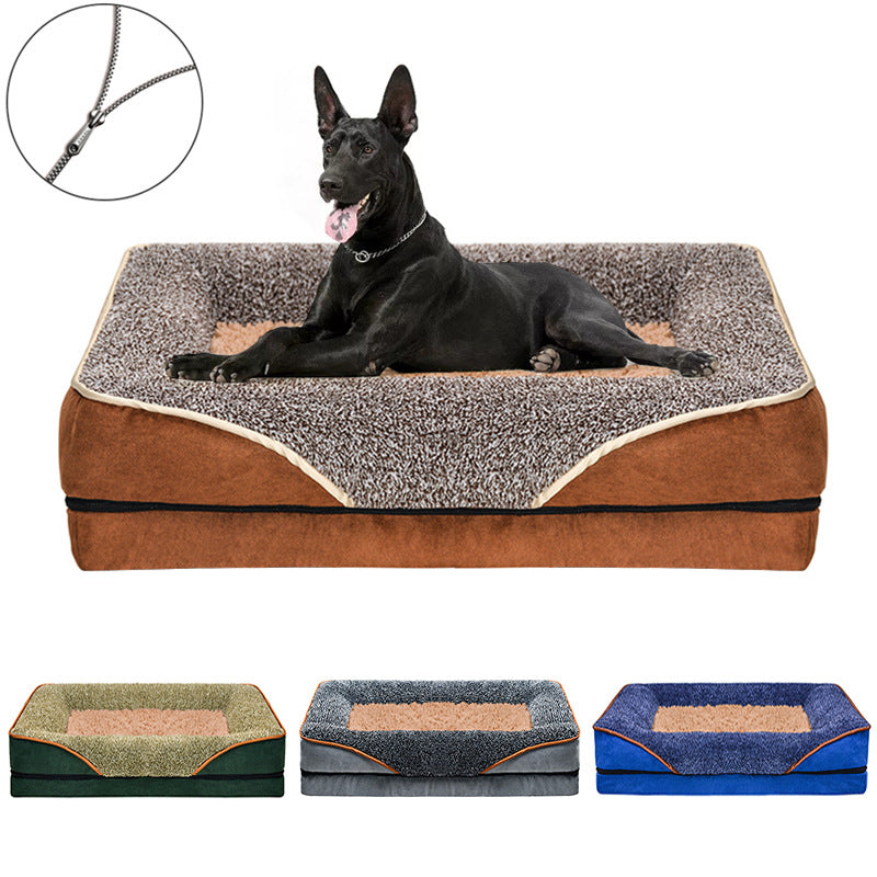 犬ベッド ソファ型 プラッシュ ケージ用 スクエア