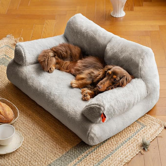 犬ベッド ソファ型 プラッシュ あったか やわらか