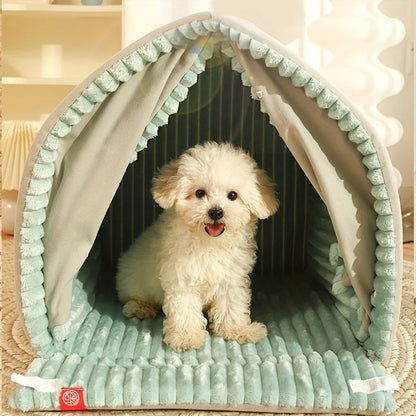 犬ベッド ケージ用 プラッシュ あったか 冬用 小型犬
