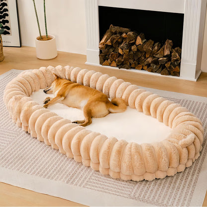 犬ベッド ソファ型 プラッシュ カバー脱着 洗える