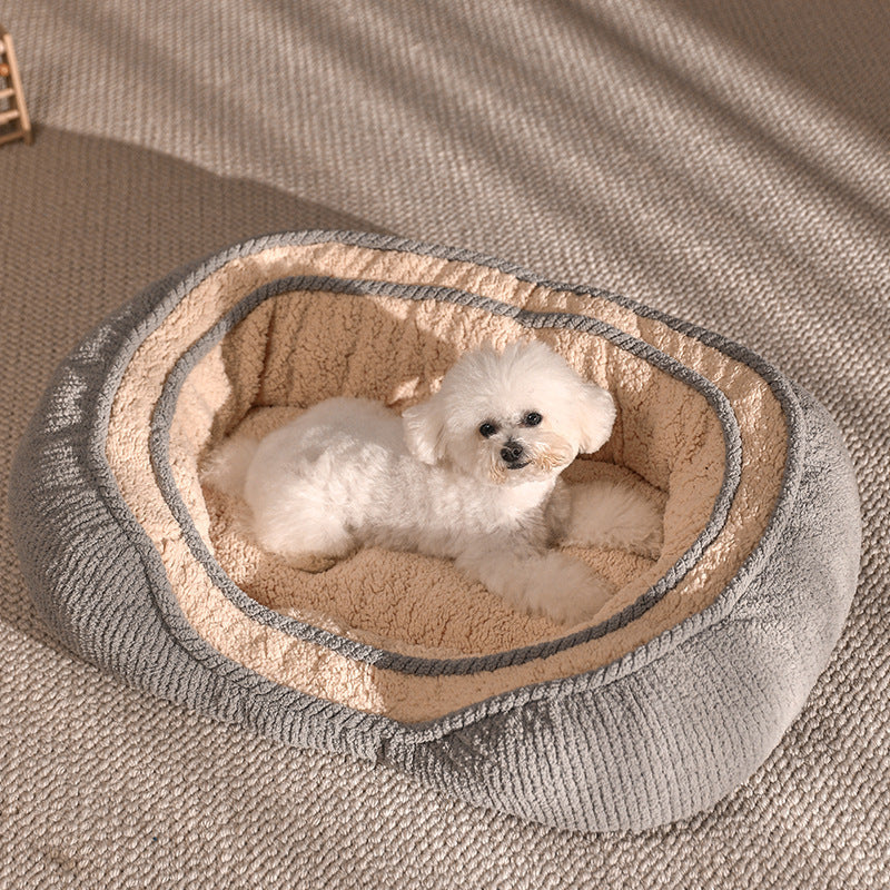 犬ベッド マット型 プラッシュ 大型犬 小型犬向け