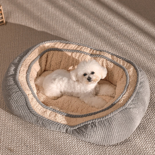 犬ベッド マット型 プラッシュ 大型犬 小型犬向け