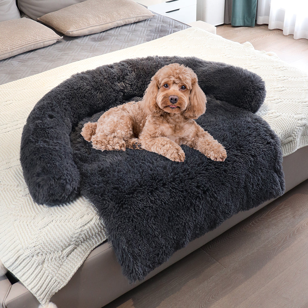 犬ベッド ソファ型 プラッシュ あったか 洗える