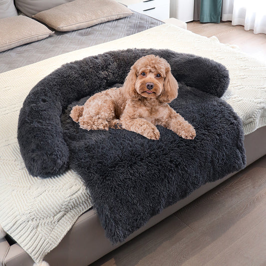 犬ベッド ソファ型 プラッシュ あったか 洗える