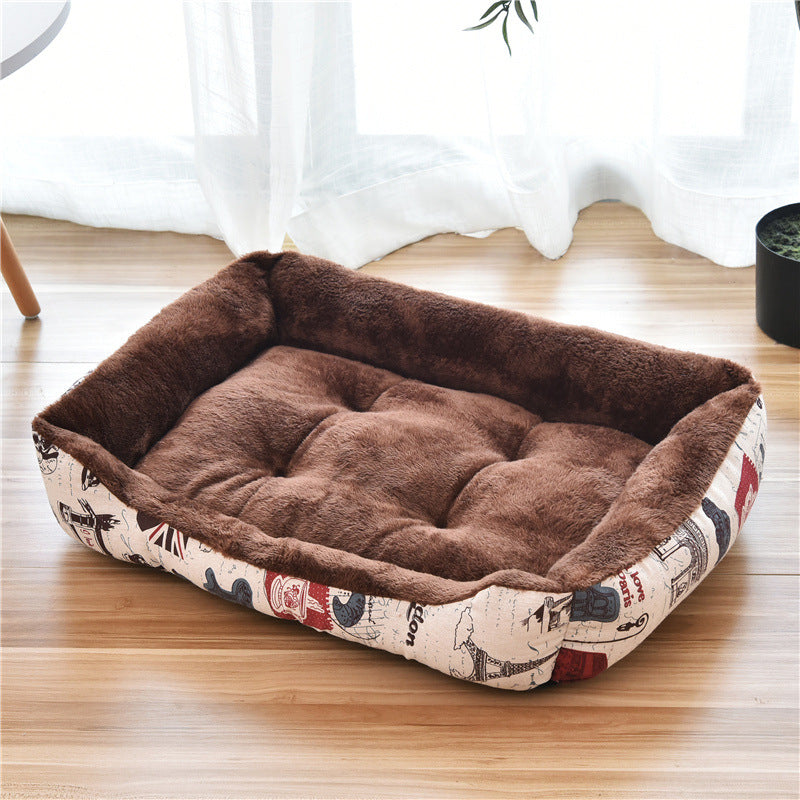犬ベッド ケージ用 コットン 大型犬