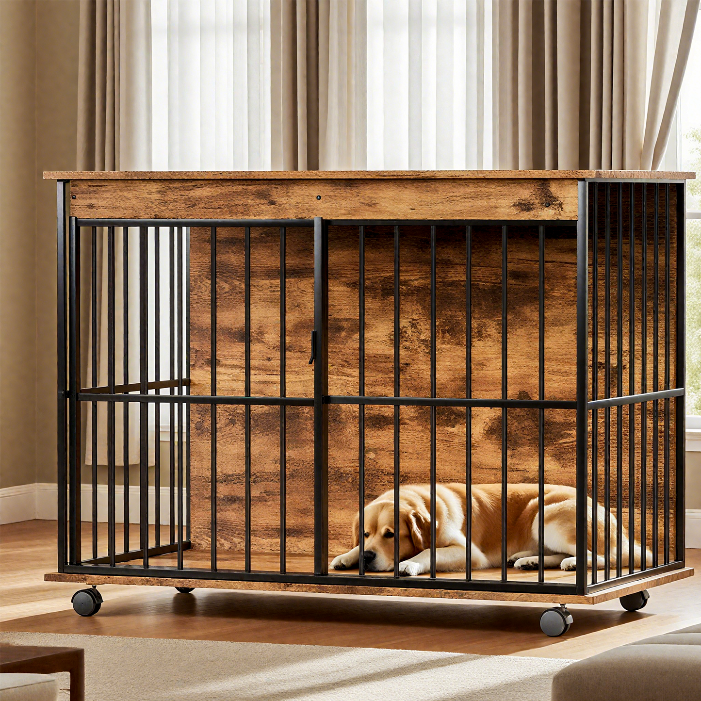 犬ベッド ケージ用 木製 大型犬 シンプル