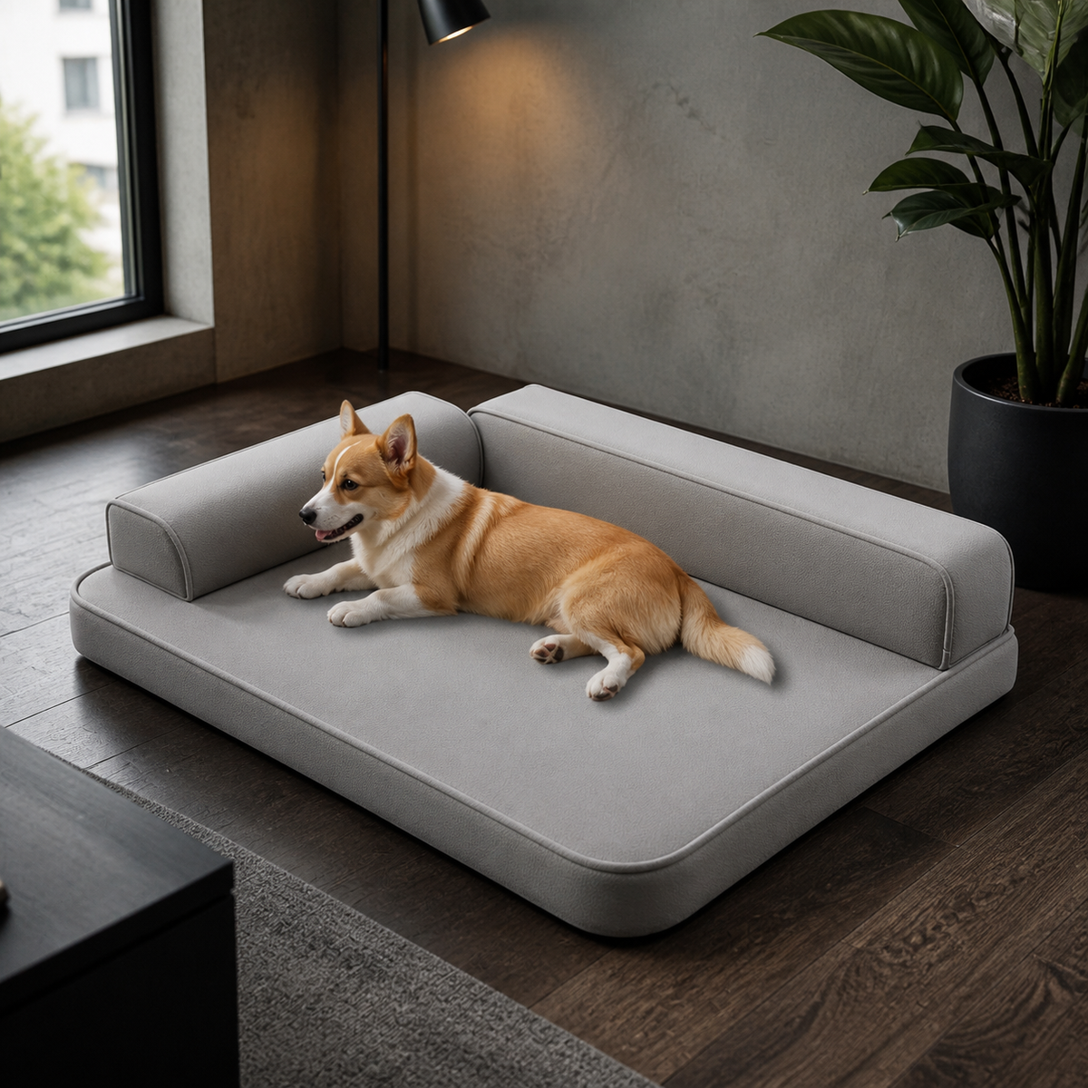 犬ベッド ソファ型 洗える 防水 の使用イメージ
