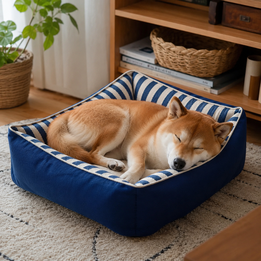 犬ベッド ケージ用 プラッシュ あったか 洗える 枕付き