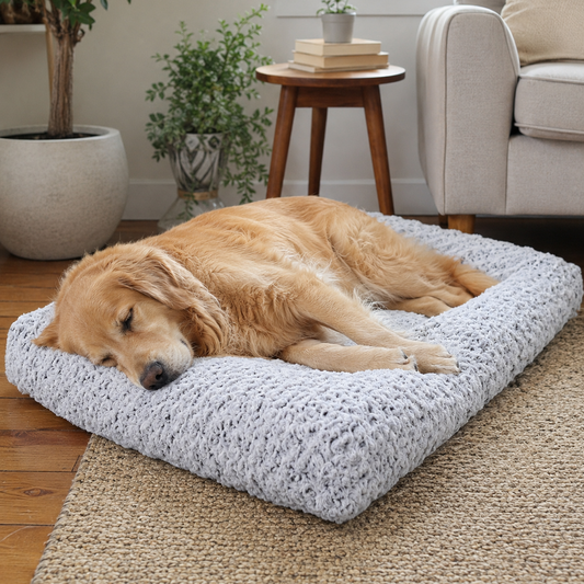 犬ベッド ドーム型 プラッシュ ベルベット