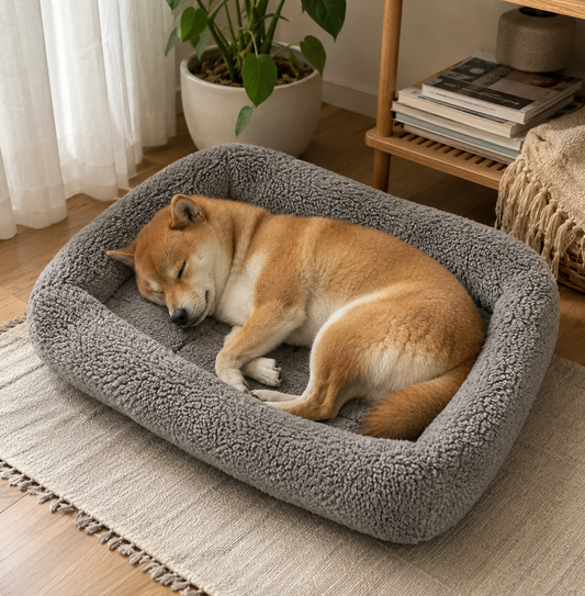 犬ベッド ケージ用 プラッシュ あったか 秋向け