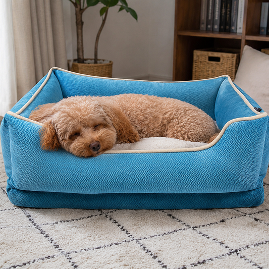 犬ベッド ケージ用 プラッシュ 洗える 大型犬 四季対応