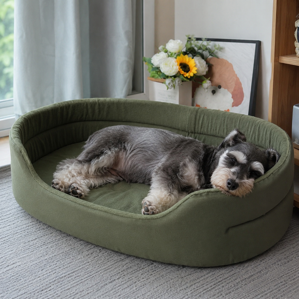 犬ベッド マット型 プラッシュ 厚手