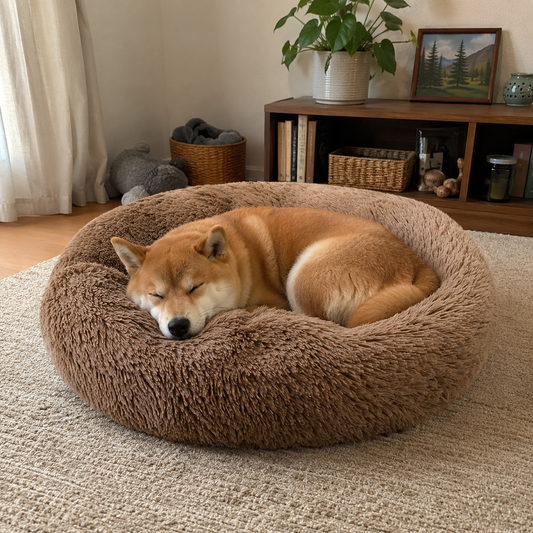 犬ベッド クッション型 プラッシュ あったか ふわふわ