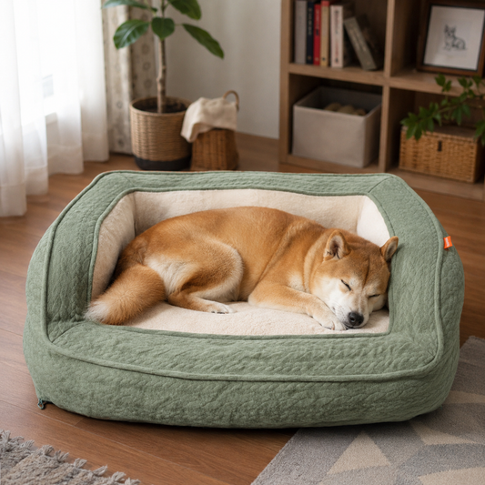 犬ベッド ソファ型 プラッシュ 大型犬 北欧風