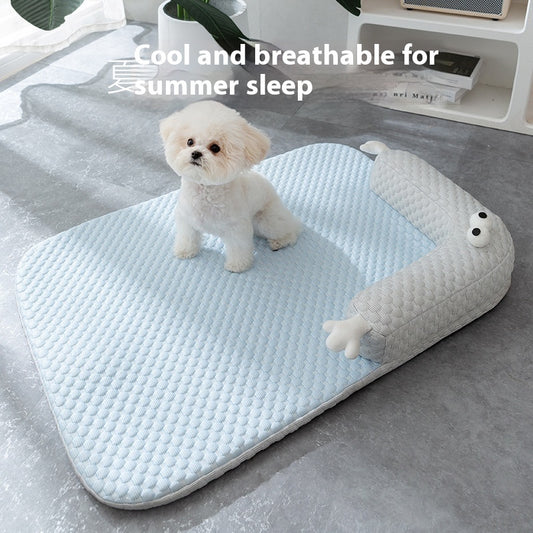 犬ベッド マット型 プラッシュ 冷感