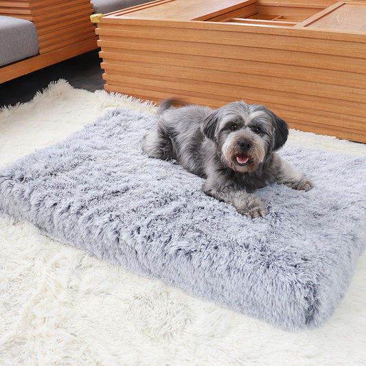 犬ベッド マット型 プラッシュ ふわふわ