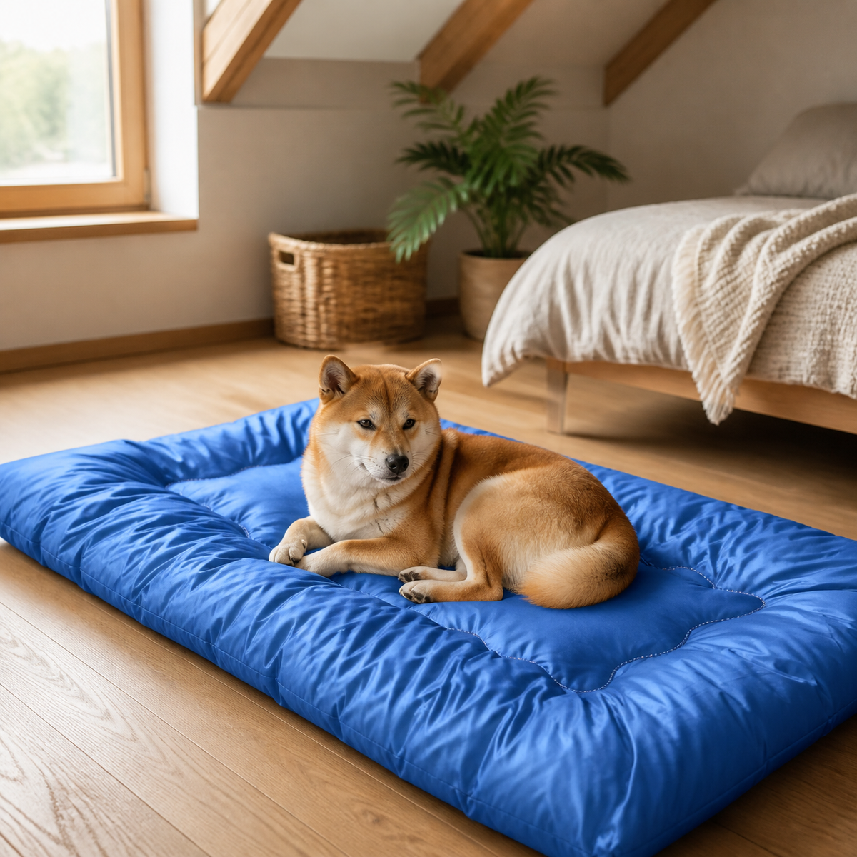 犬ベッド マット型 大型犬向け の使用イメージ