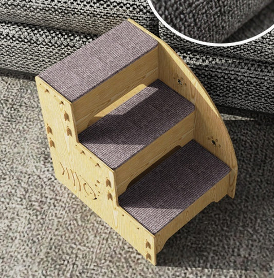 犬ベッド クッション型 プラッシュ 木製カバー脱着